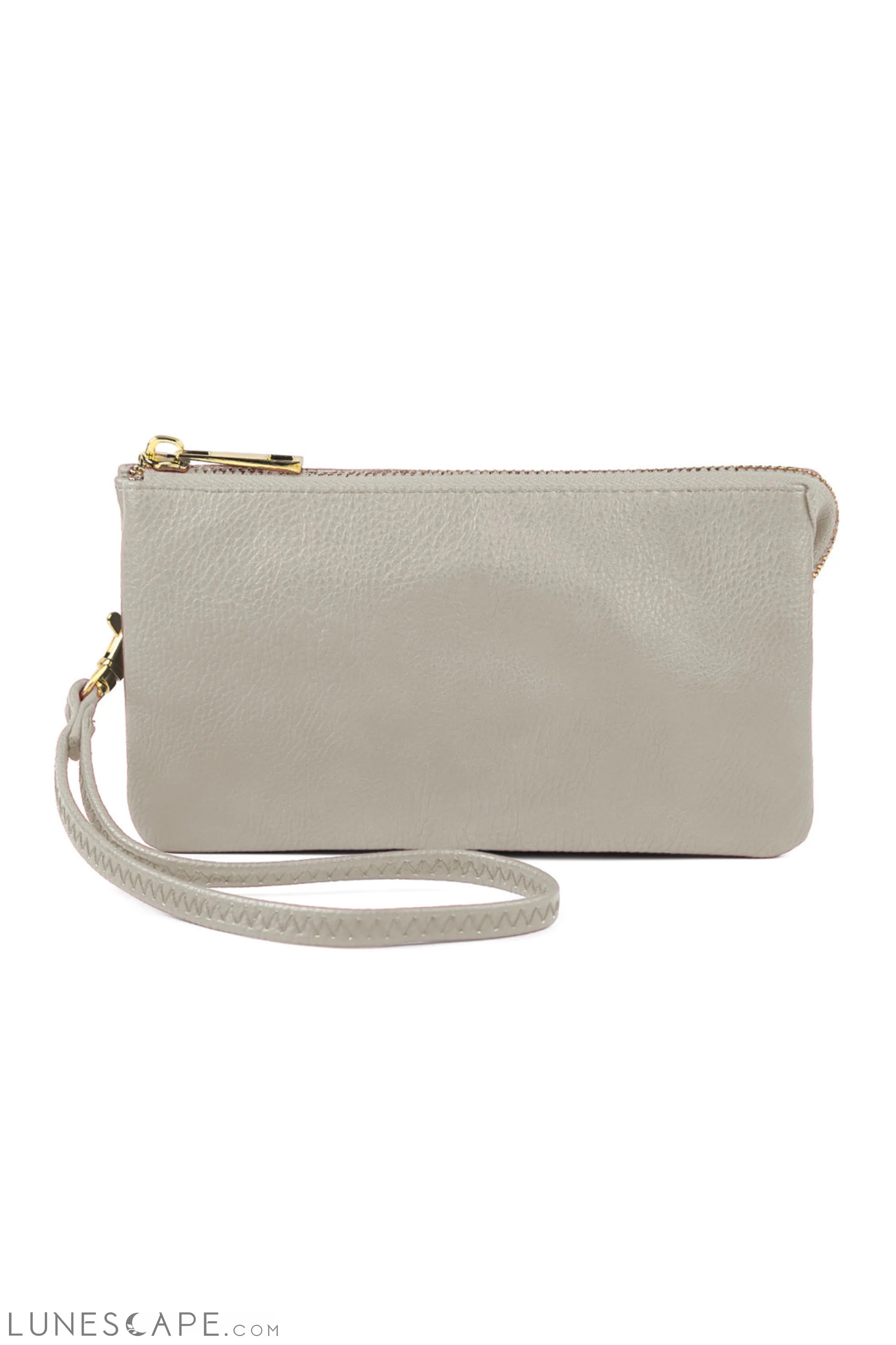 005 - Leather Wallet With Detachable Wristlet LUNESCAPE