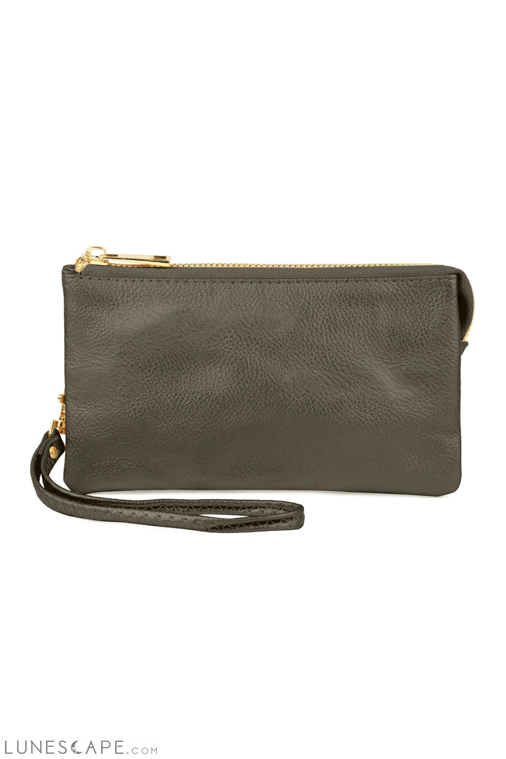 005 - Leather Wallet With Detachable Wristlet LUNESCAPE