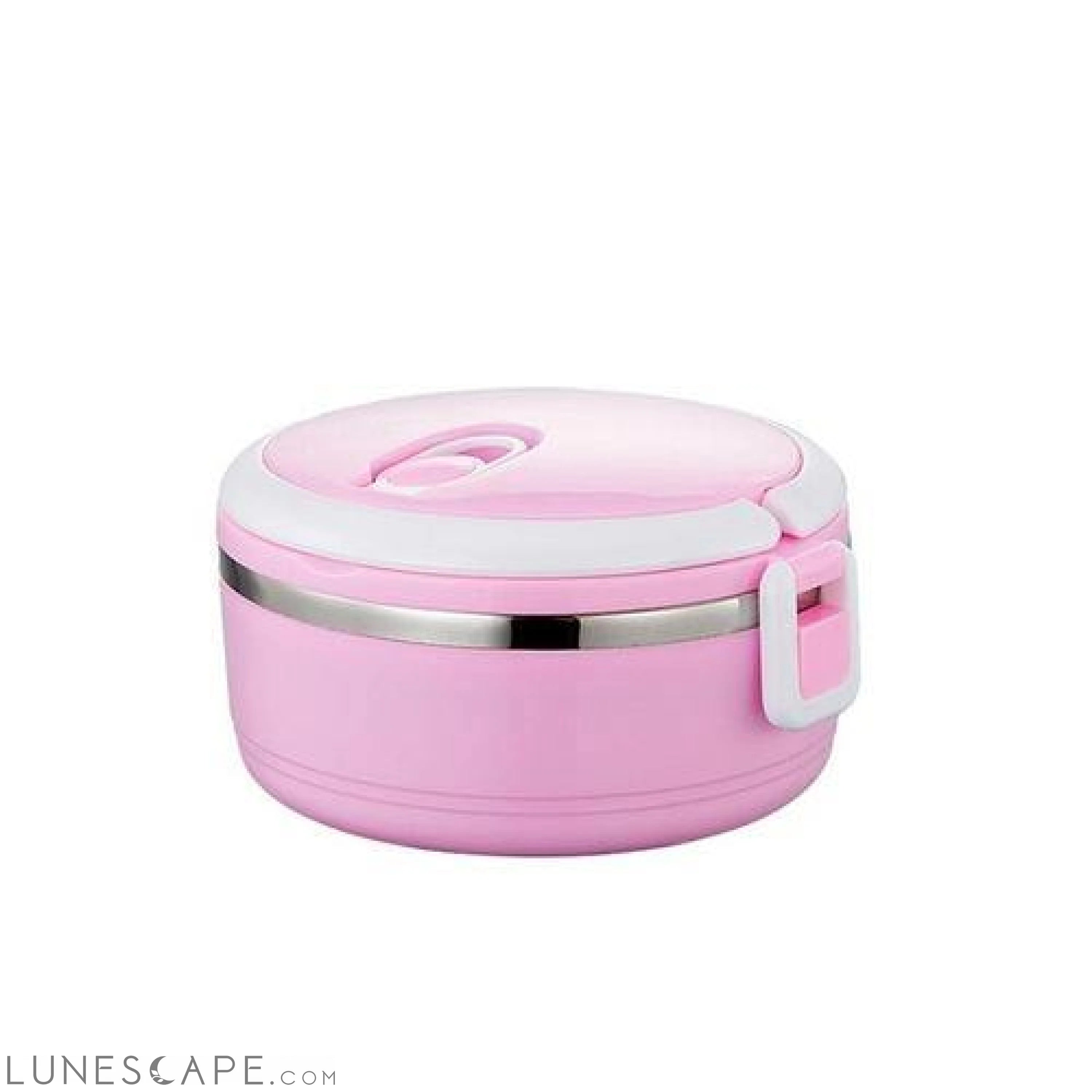 1-Tier Stackable Thermal Lunchbox - Pink LUNESCAPE