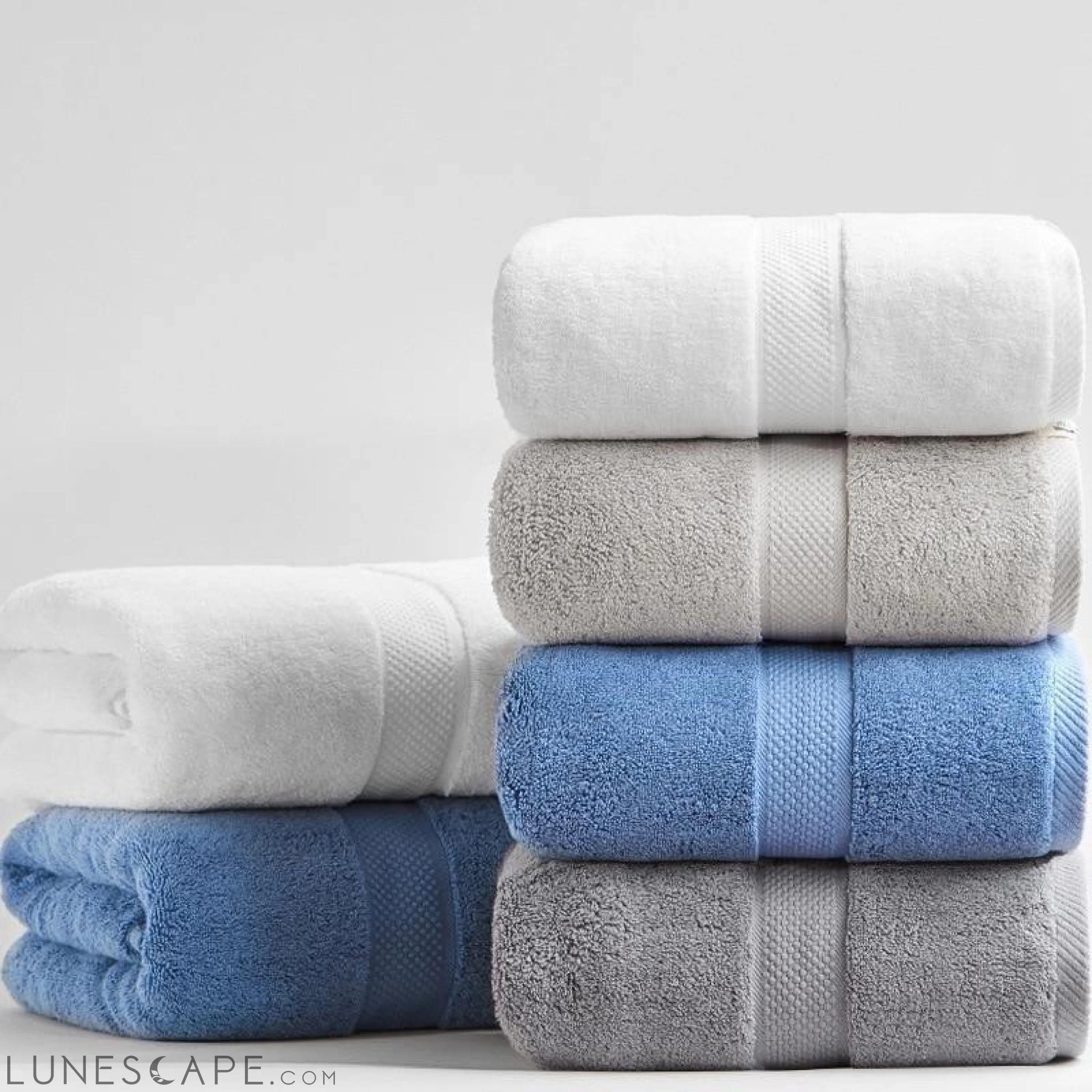 100% Cotton Luxury Bath Towel LUNESCAPE