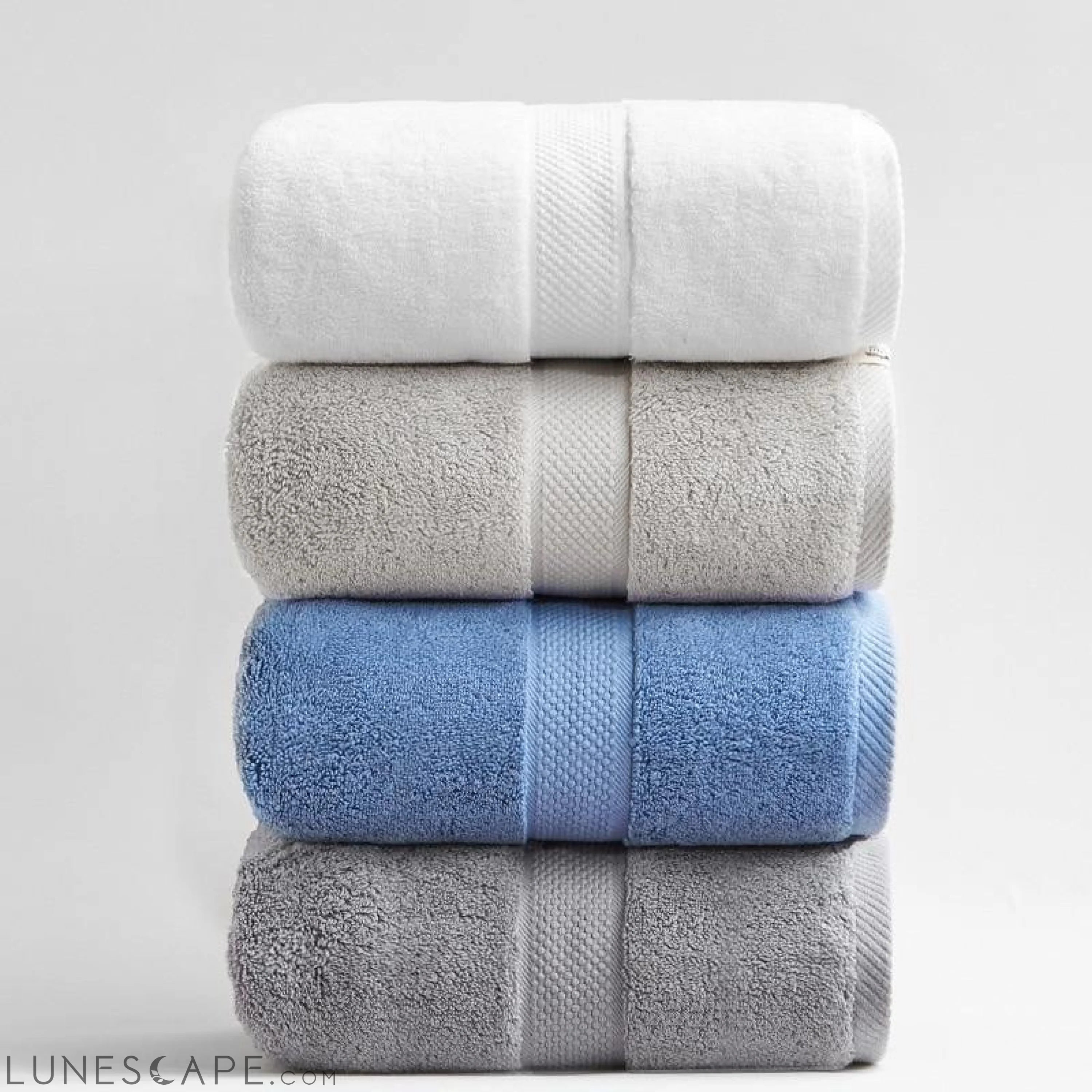 100% Cotton Luxury Bath Towel LUNESCAPE