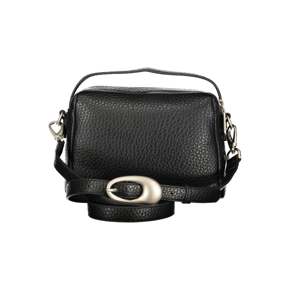 Mario Valentino Nero Poliuretano Women Handbag LUNESCAPE