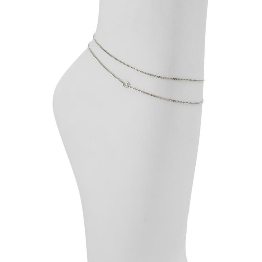 ALDO Silver Chain with Crystal Bracelet
