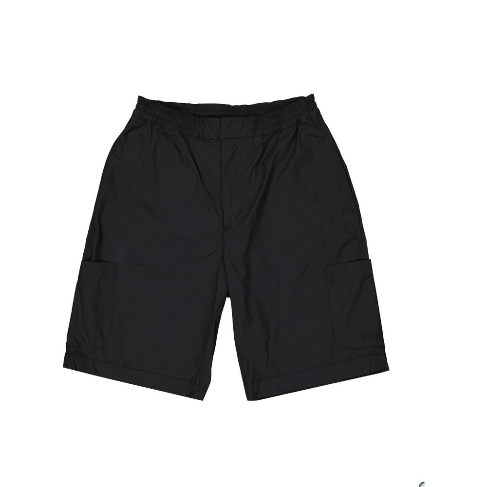 Ambush Black Cotton Cargo Shorts