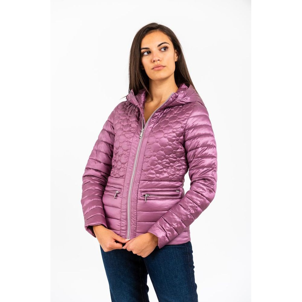 Gas Pink Polyester Parka