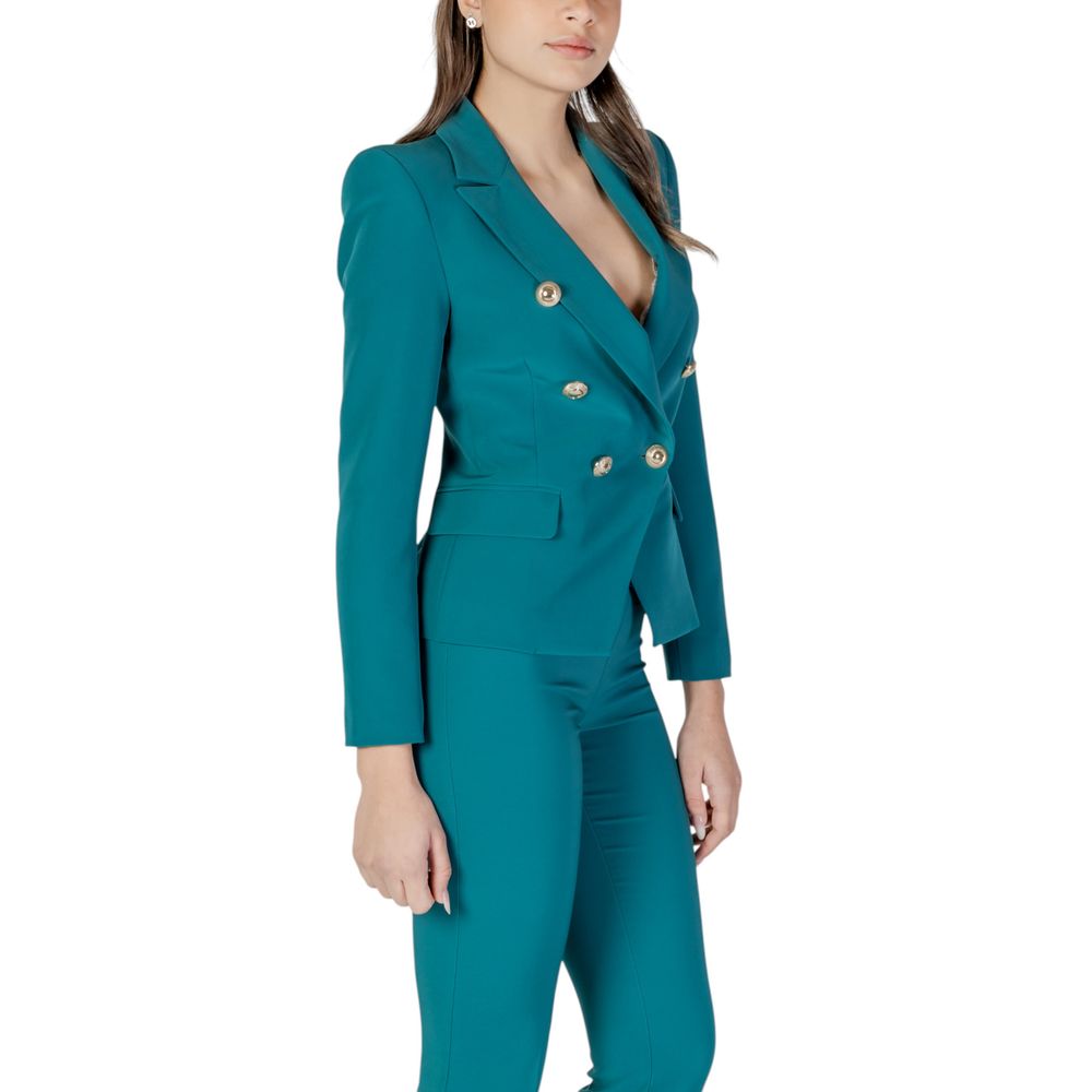 Rinascimento Black Polyester Blazer
