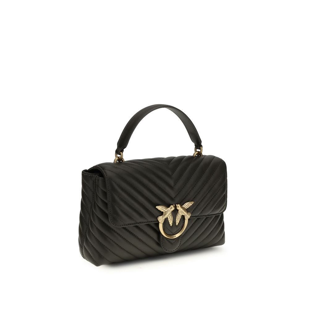 PINKO Bicolor Calf Leather Bos Taurus Handbag LUNESCAPE