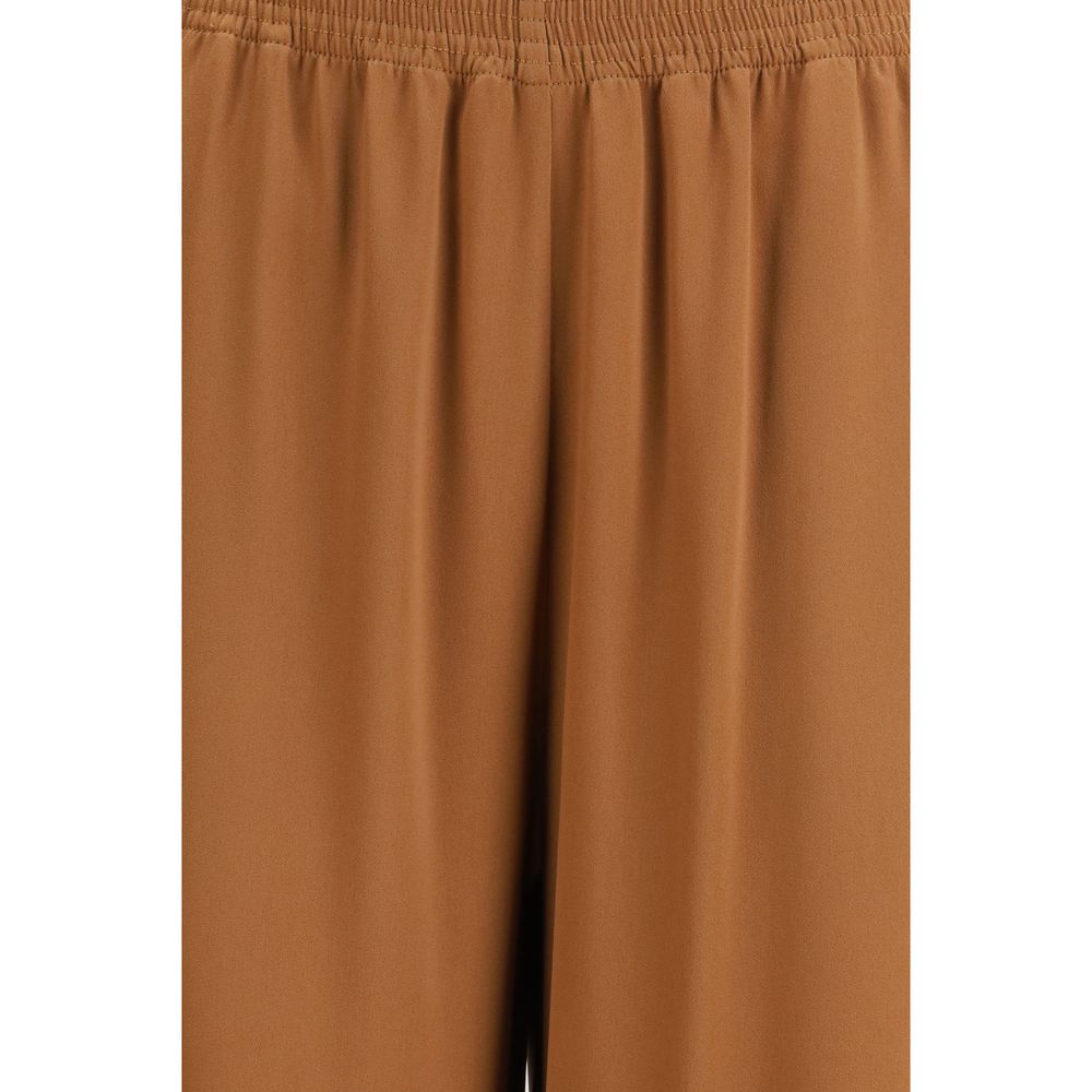 Fabiana Filippi Brown Viscose Casual Pants
