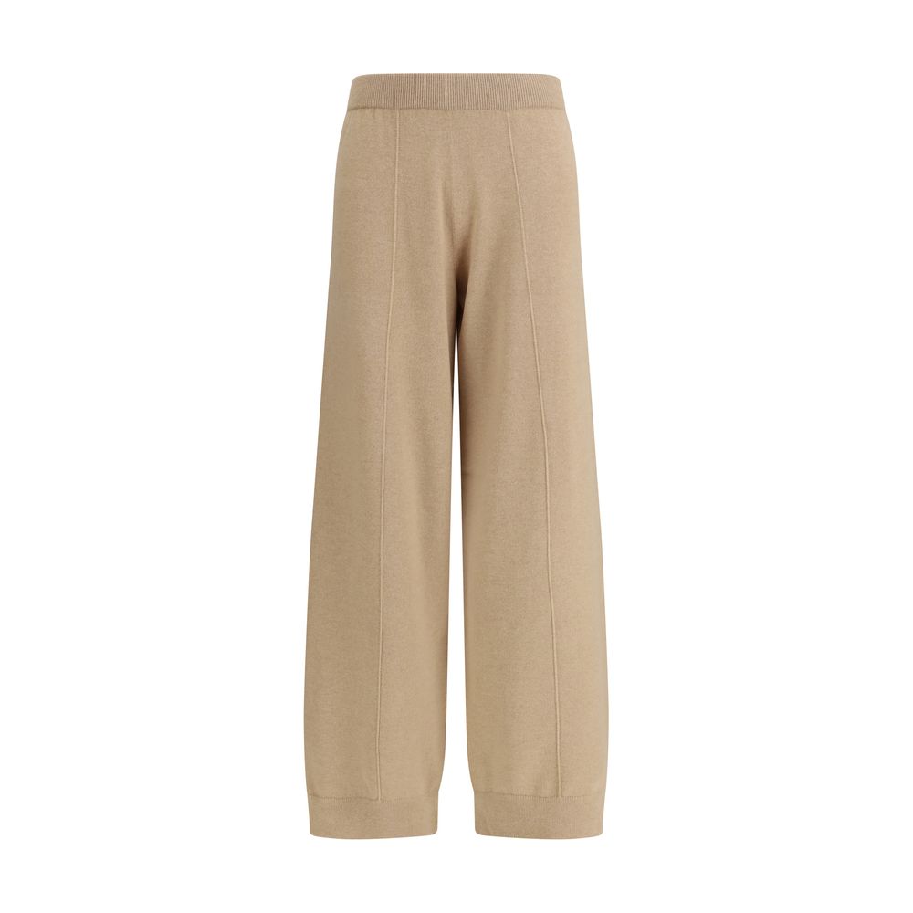 Fabiana Filippi Beige Wool Oves Aries Casual Pants