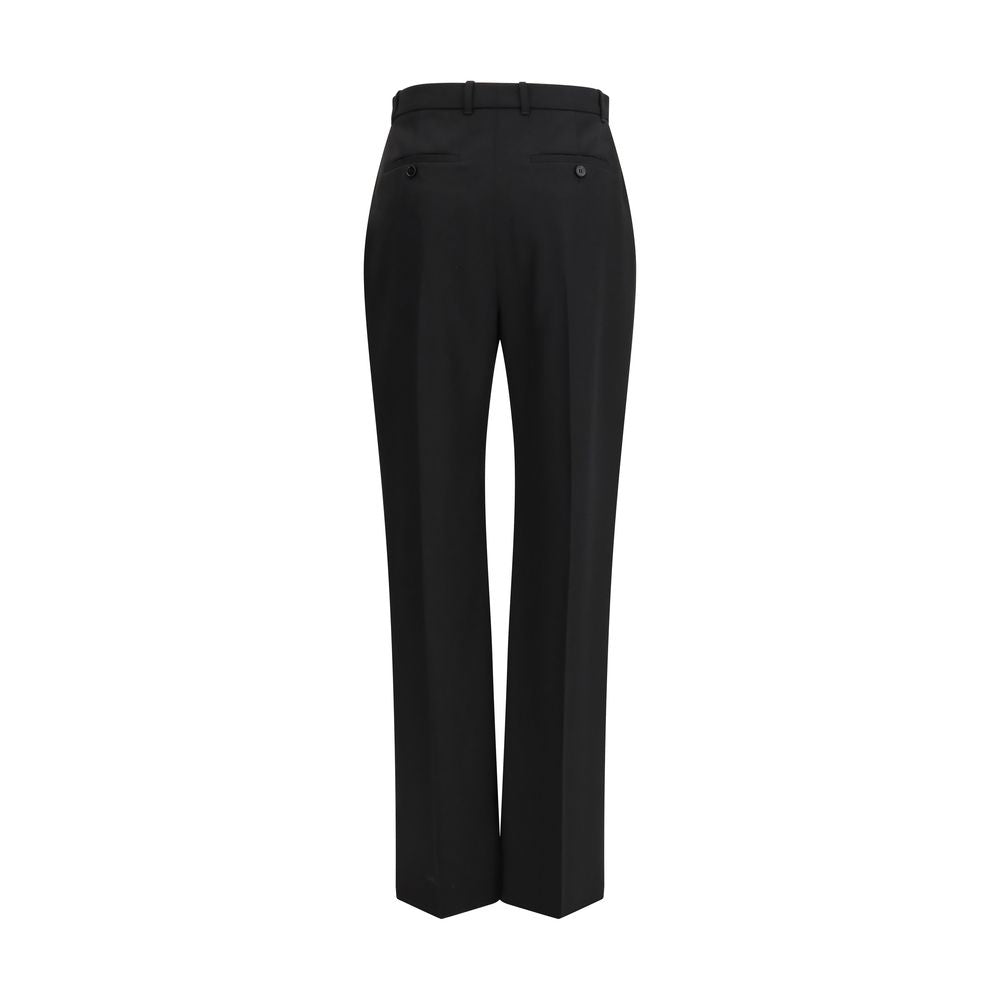 Alexander McQueen Black Wool Oves Aries Dress Pants