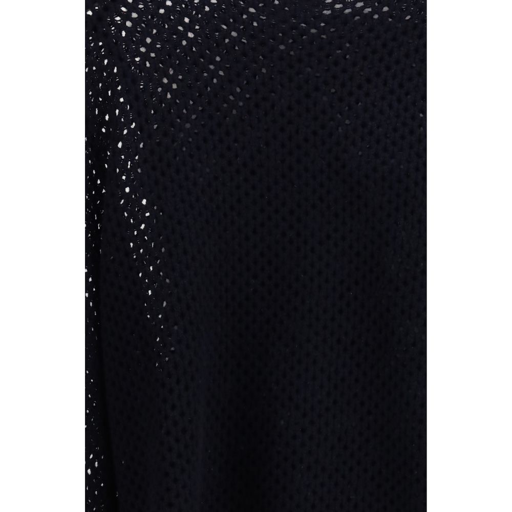 Allude Blue Wool Sweatshirt