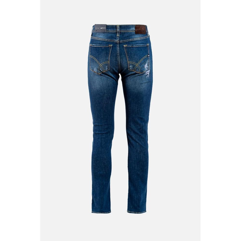 Gas Blue Cotton Jeans Denim