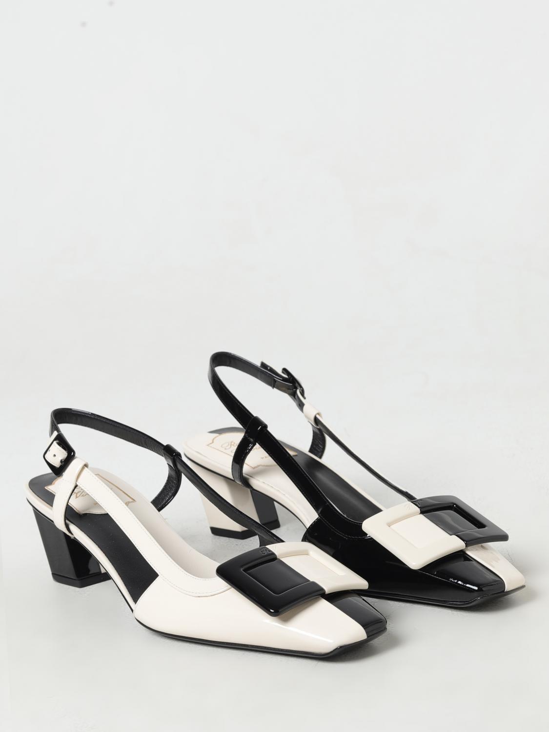 Roger Vivier Black Leather High Heel Pumps