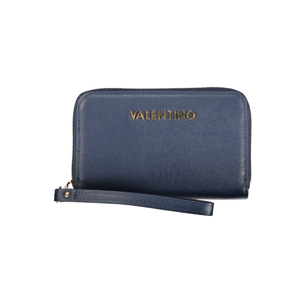 Mario Valentino Blue Polyurethane Women Wallet
