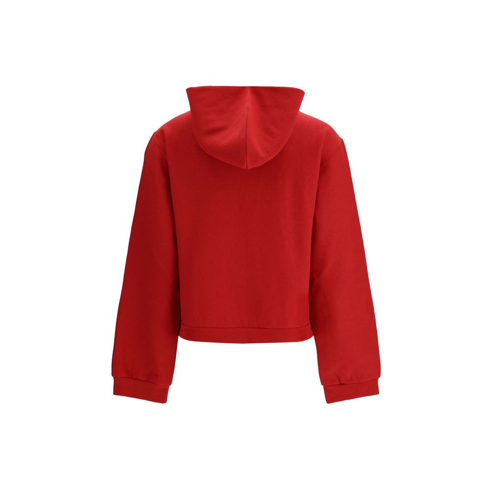 Balenciaga Red Cotton Sweatshirt