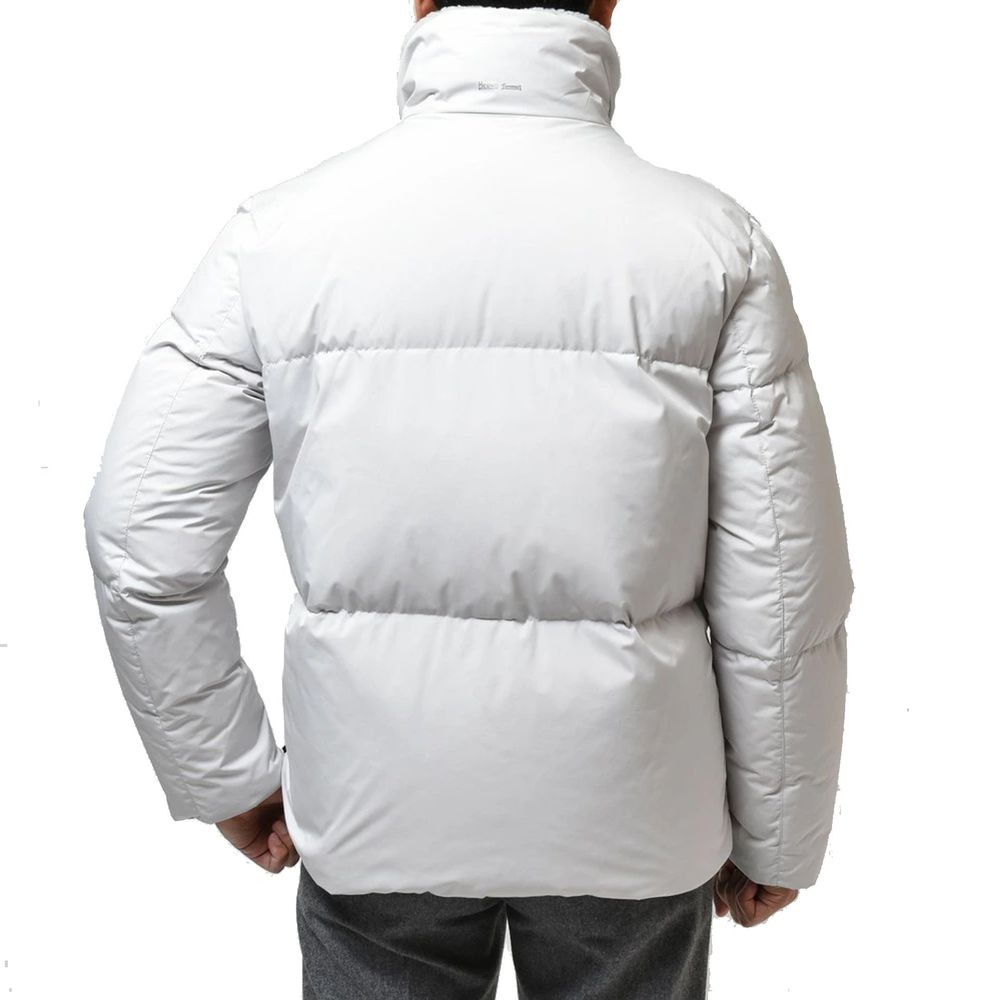 Herno Gray Polyester Shell Jacket