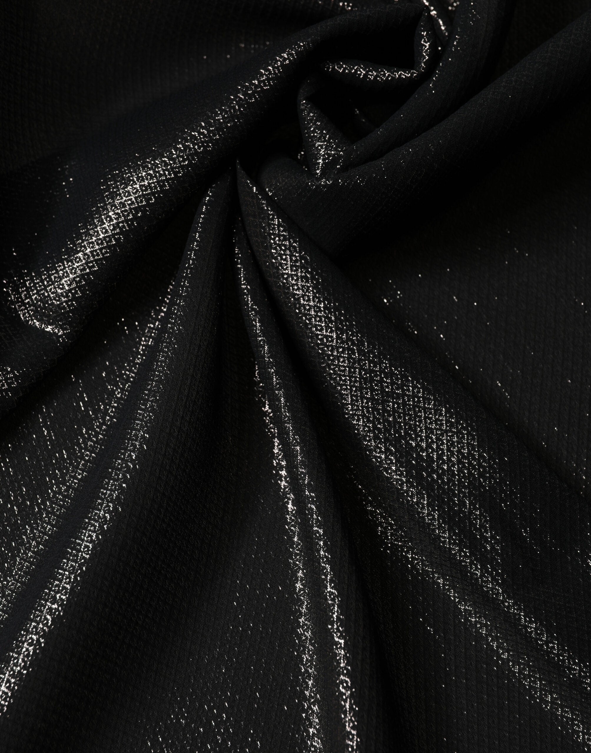 Dolce & Gabbana Black Silk Square Wrap Shawl Foulard 122cm x 120cm Scarf