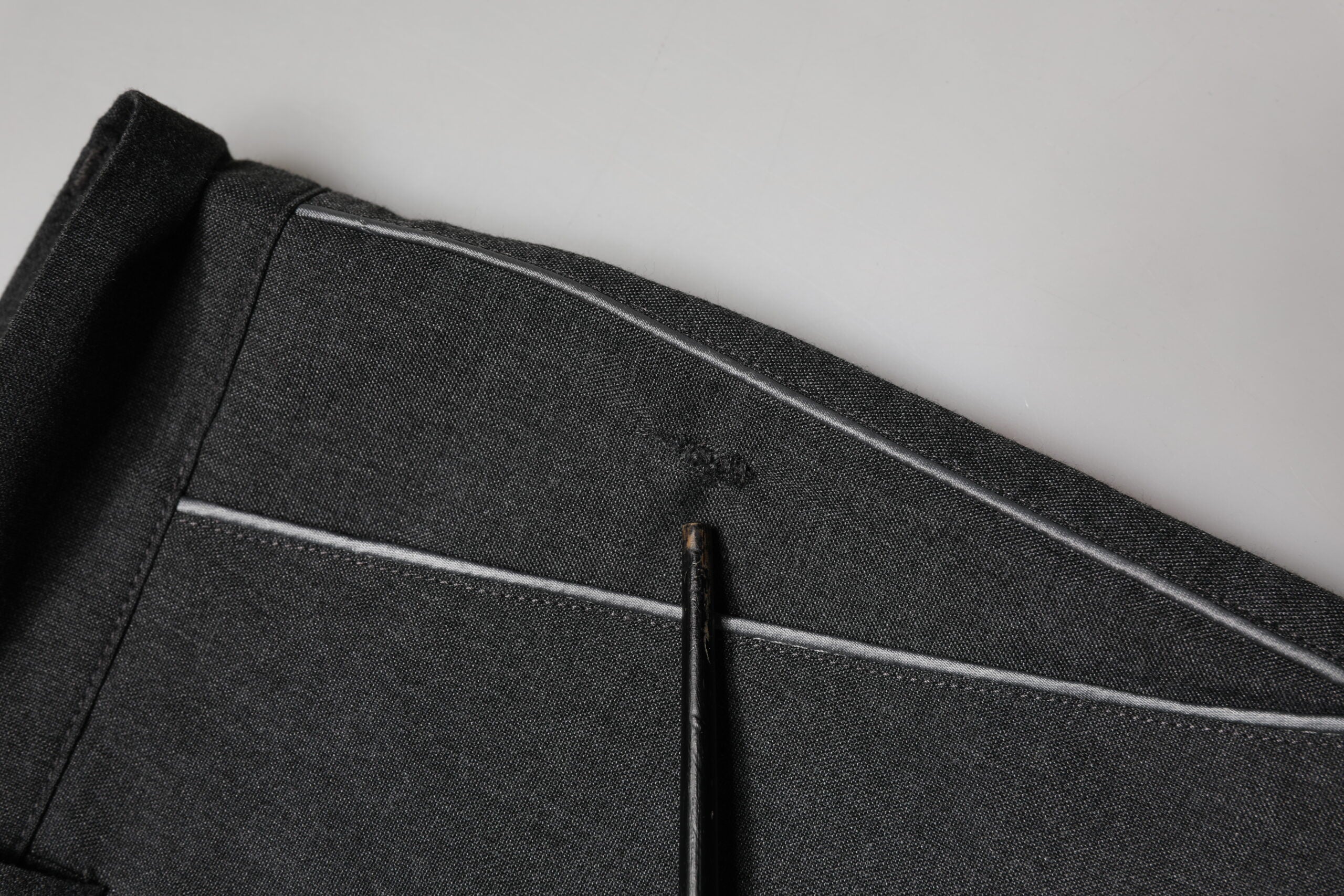 Daniele Alessandrini Gray Polyester Formal Dress Trouser Pants