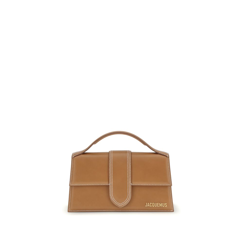 Jacquemus Brown Calf Leather Bos Taurus Handbag LUNESCAPE