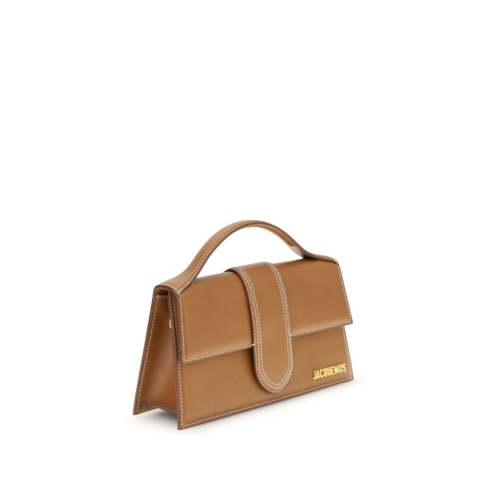 Jacquemus Brown Calf Leather Bos Taurus Handbag LUNESCAPE