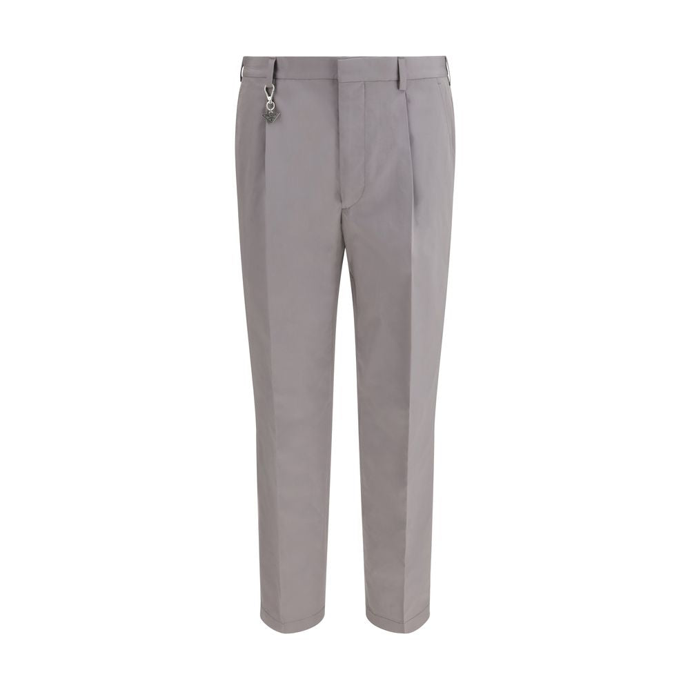Prada Gray Cotton Dress Pants LUNESCAPE