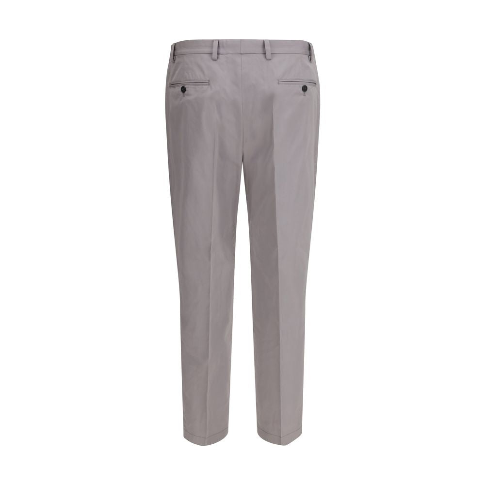 Prada Gray Cotton Dress Pants LUNESCAPE