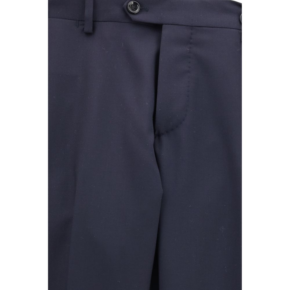 Lardini Blue Wool Two-Piece Suit