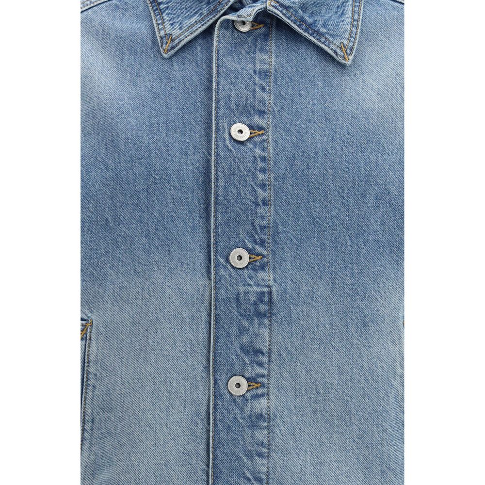 Jacquemus Blue Polyamide Denim Jacket