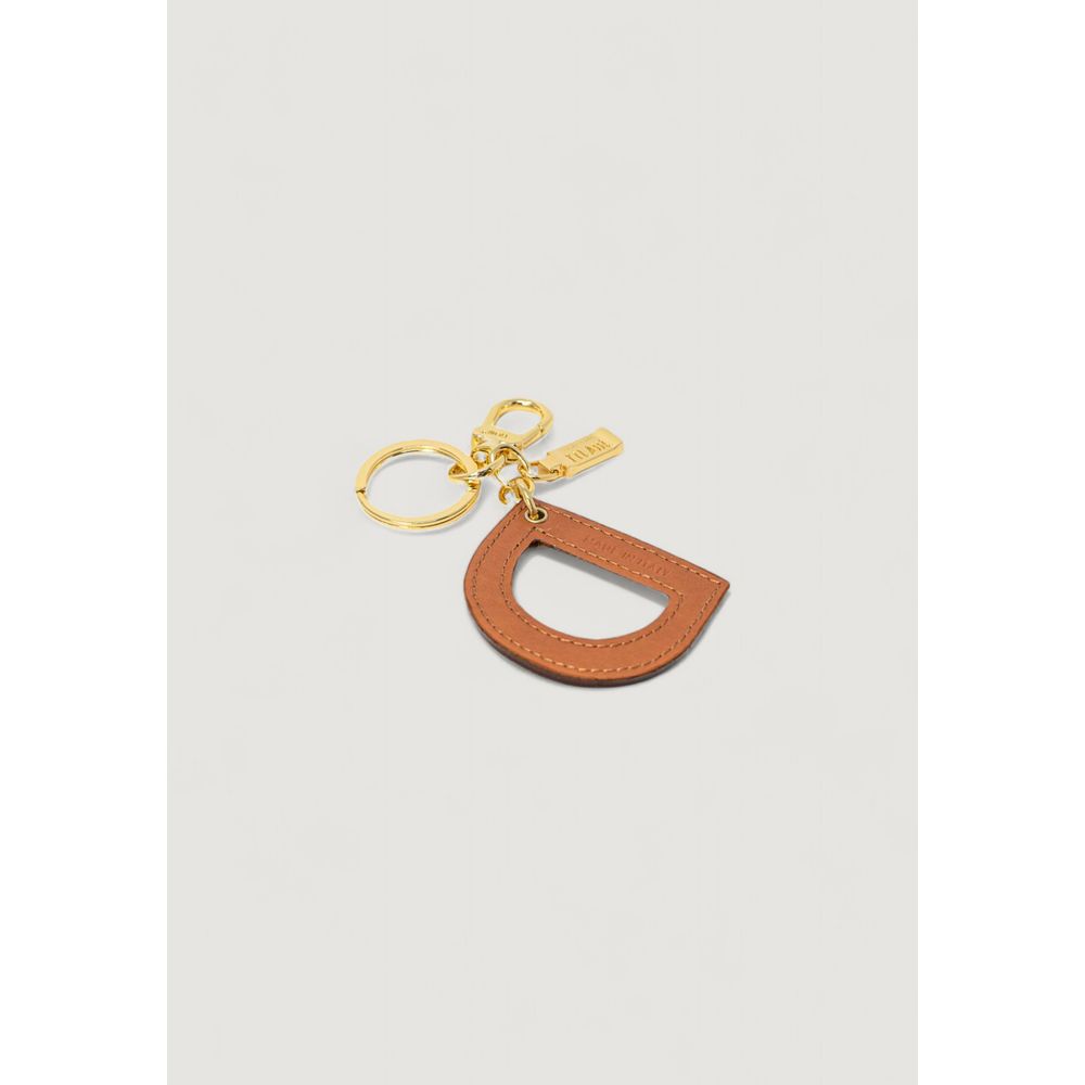 Alviero Martini Prima Classe Beige Leather Keychain LUNESCAPE