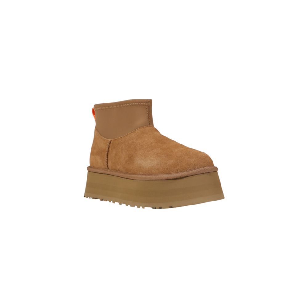 UGG Beige Suede Leather Ankle Boots LUNESCAPE