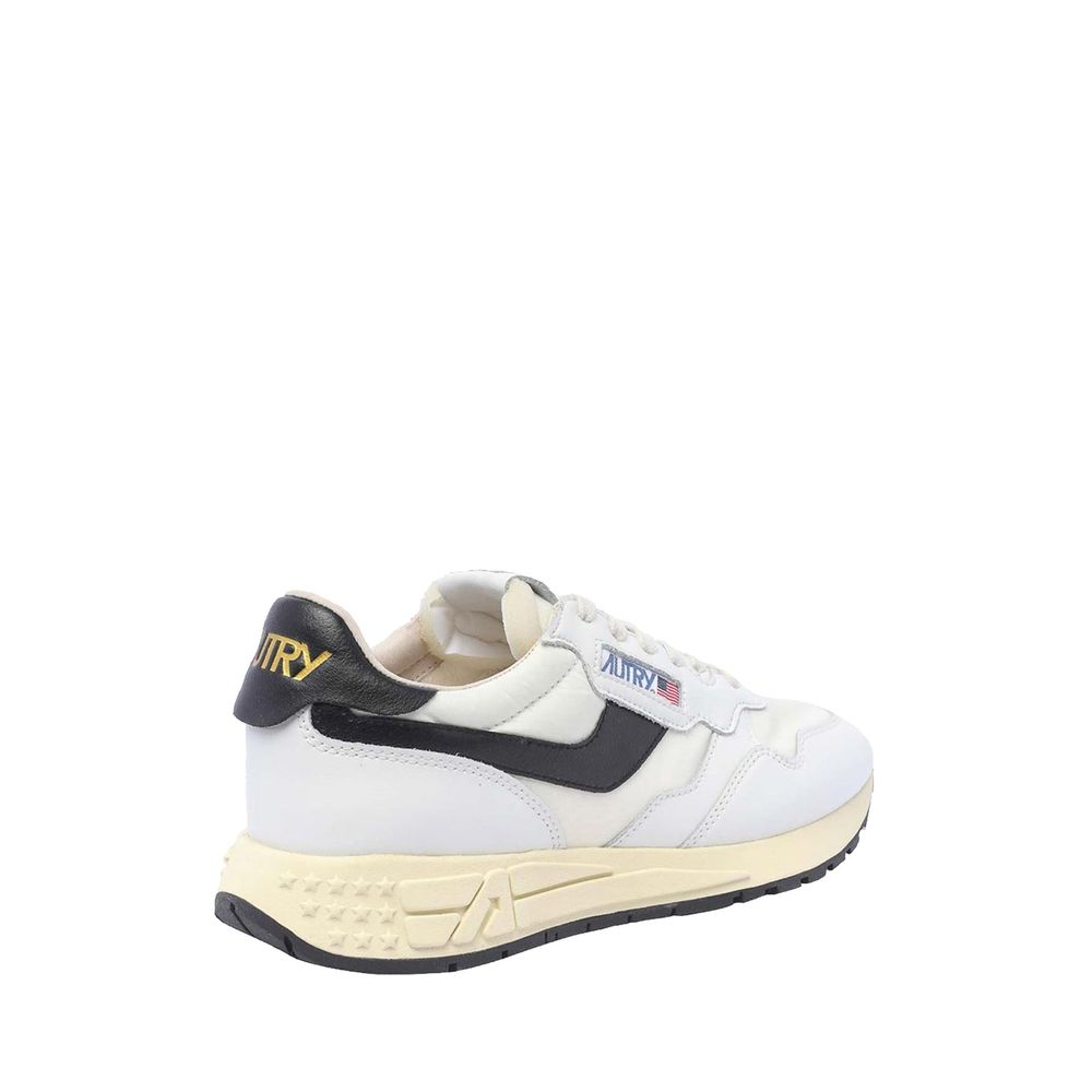 Autry White Leather Athletic Sneakers