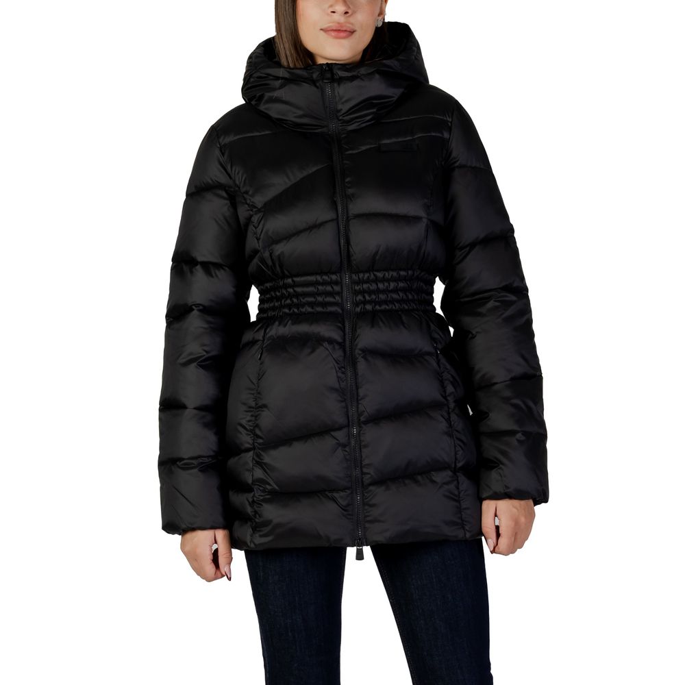 EA7 Emporio Armani Black Polyamide Bomber