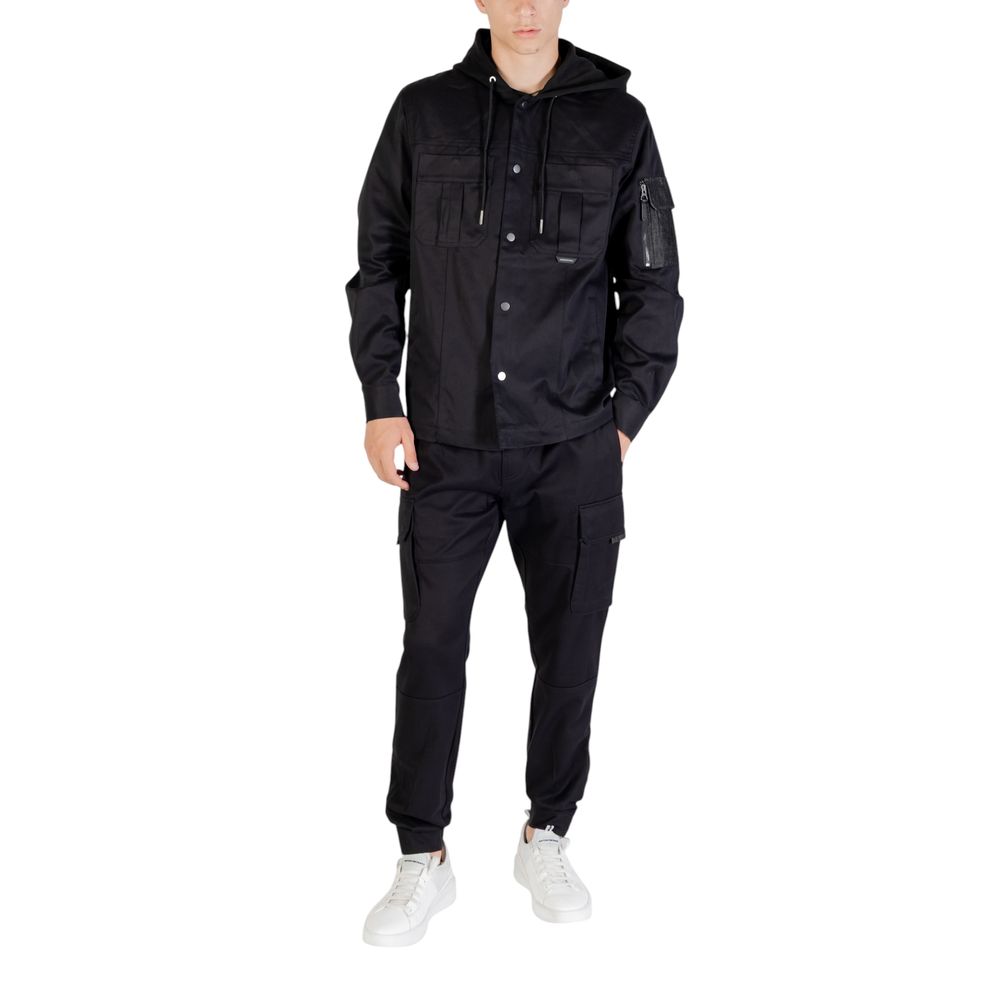 Antony Morato Black Viscose Casual Pants