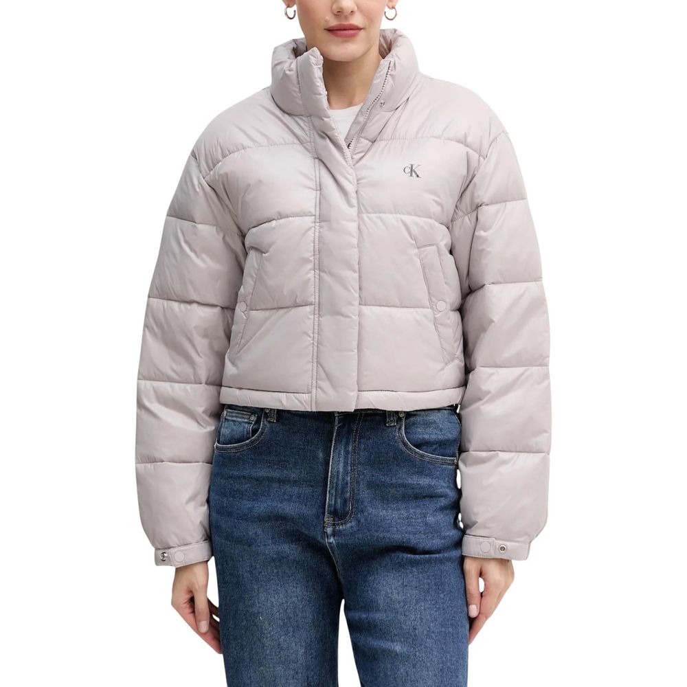 Calvin Klein Jeans Purple Polyamide Jacket