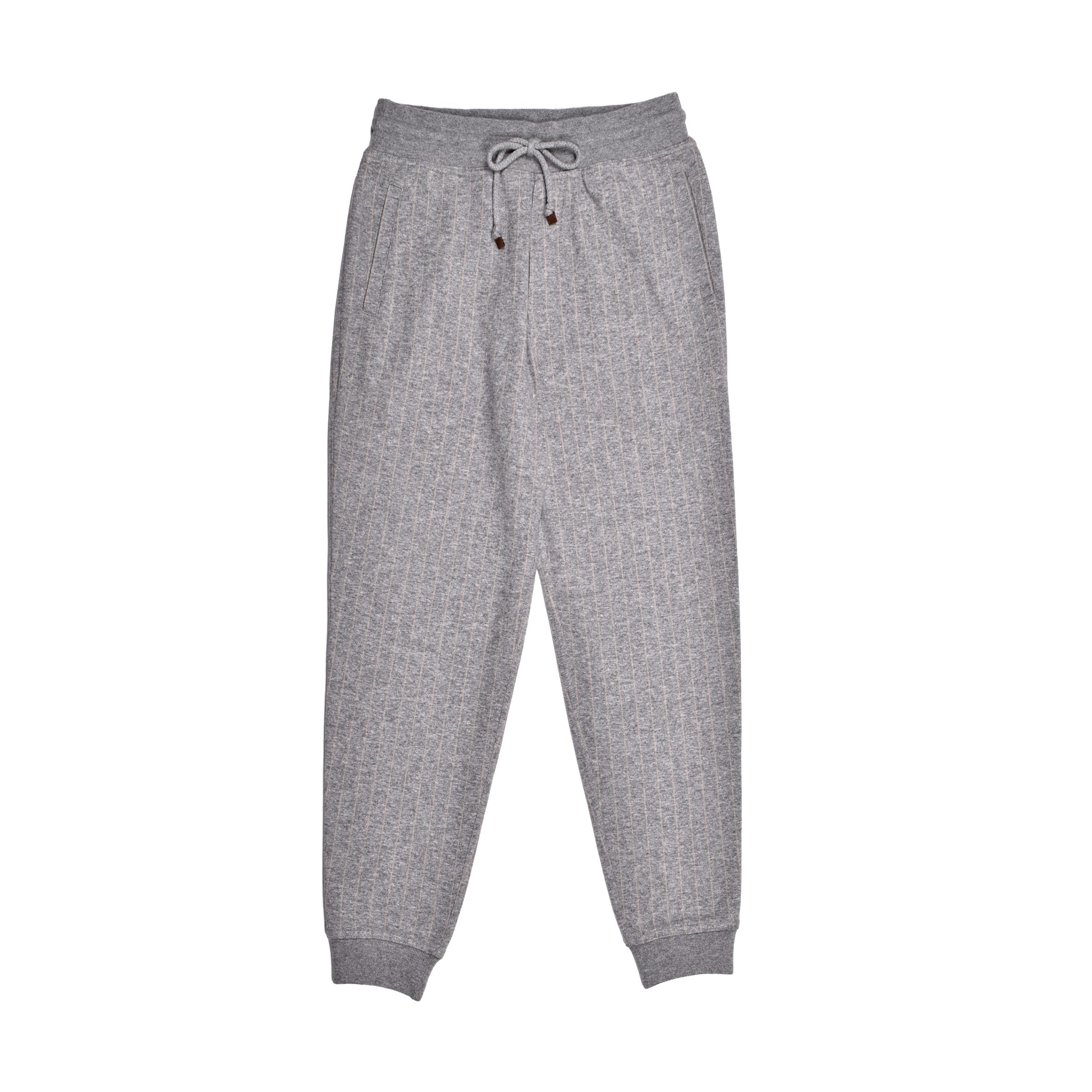 Brunello Cucinelli Gray Cashmere Joggers (Workout Pants) LUNESCAPE