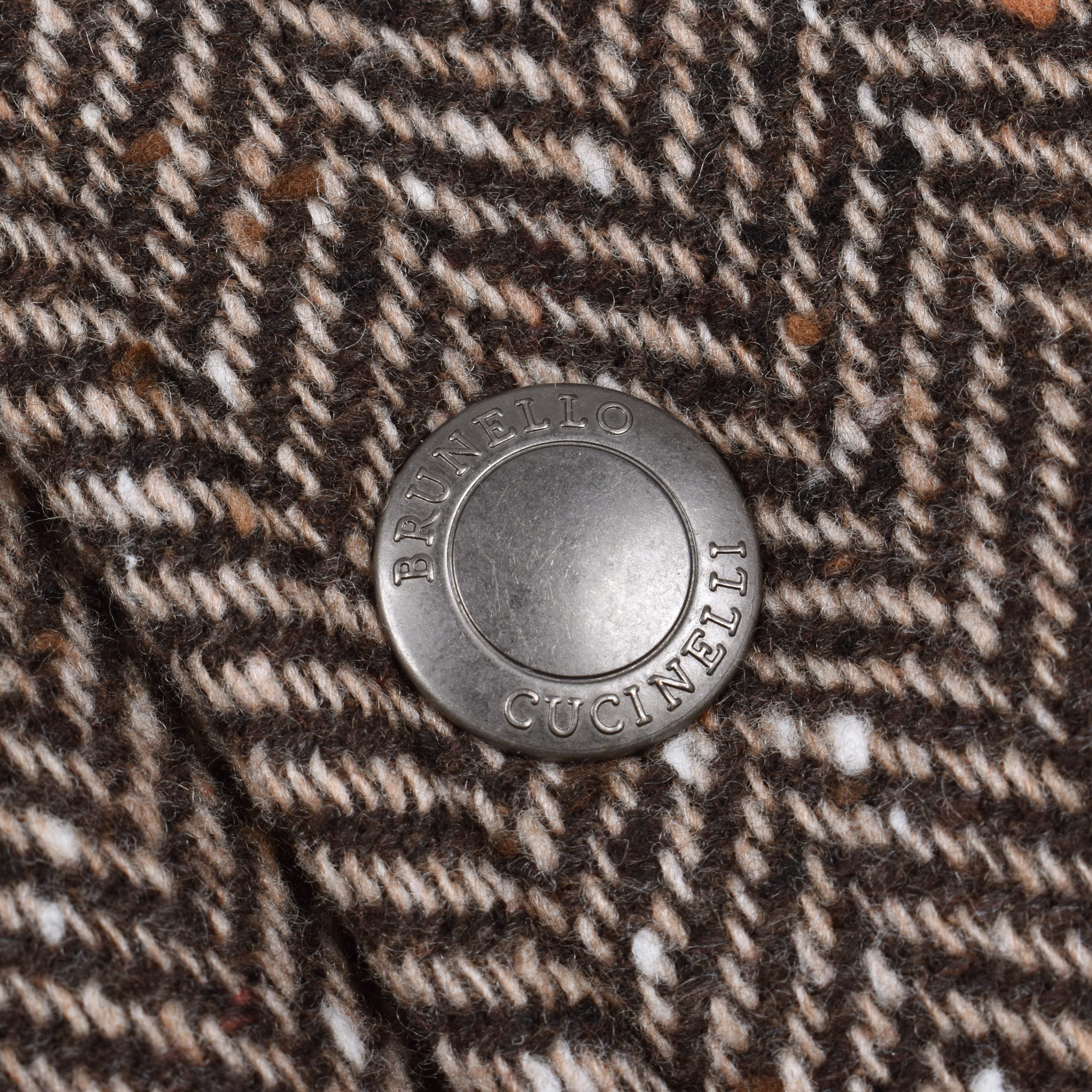 Brunello Cucinelli Brown Wool Sleveless Jacket LUNESCAPE