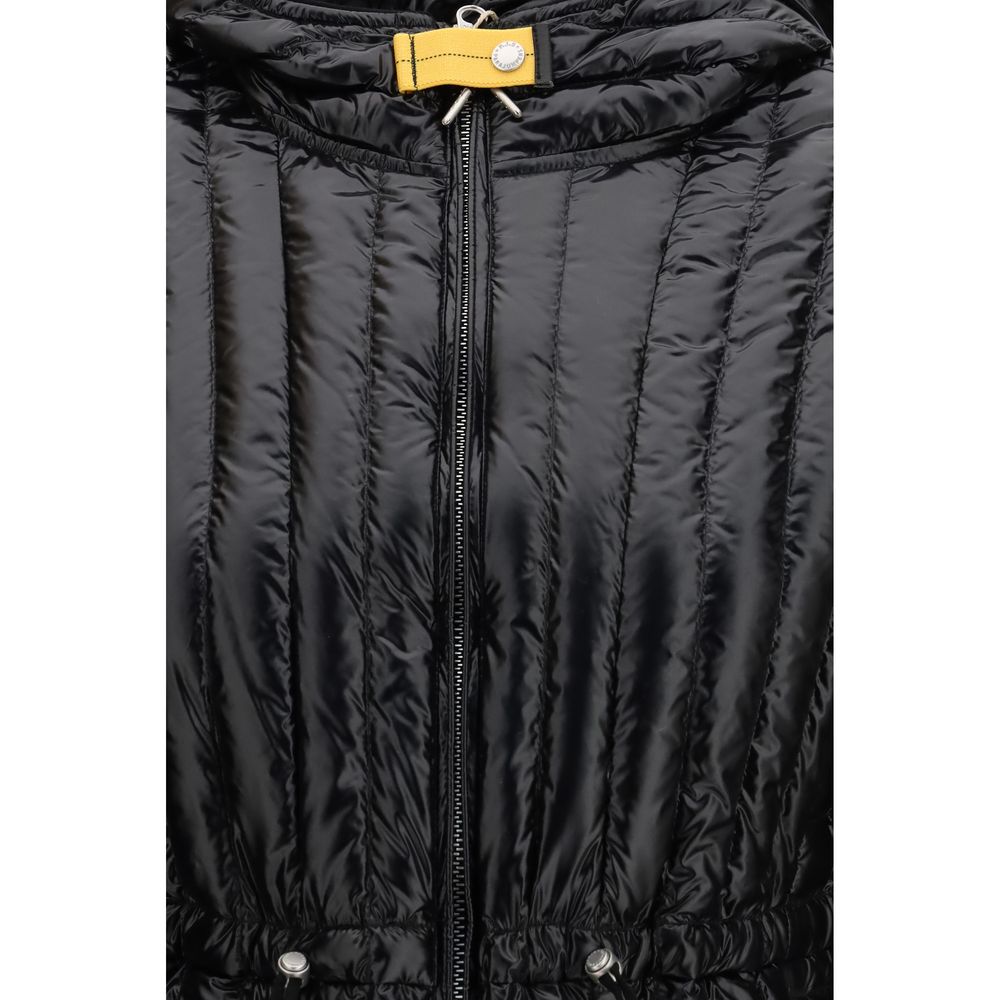 Parajumpers Black Nylon Full-Length Jacket