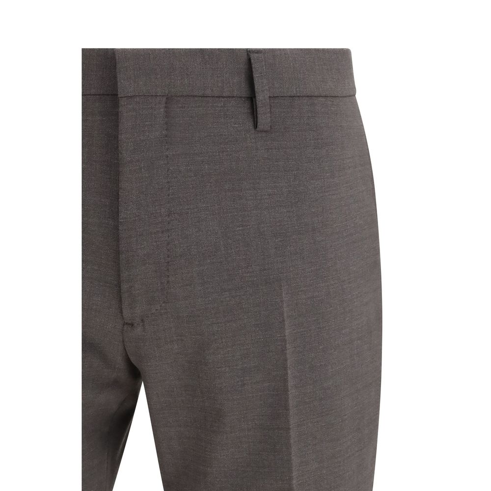 Dsquared² Gray Wool Two-Piece Suit