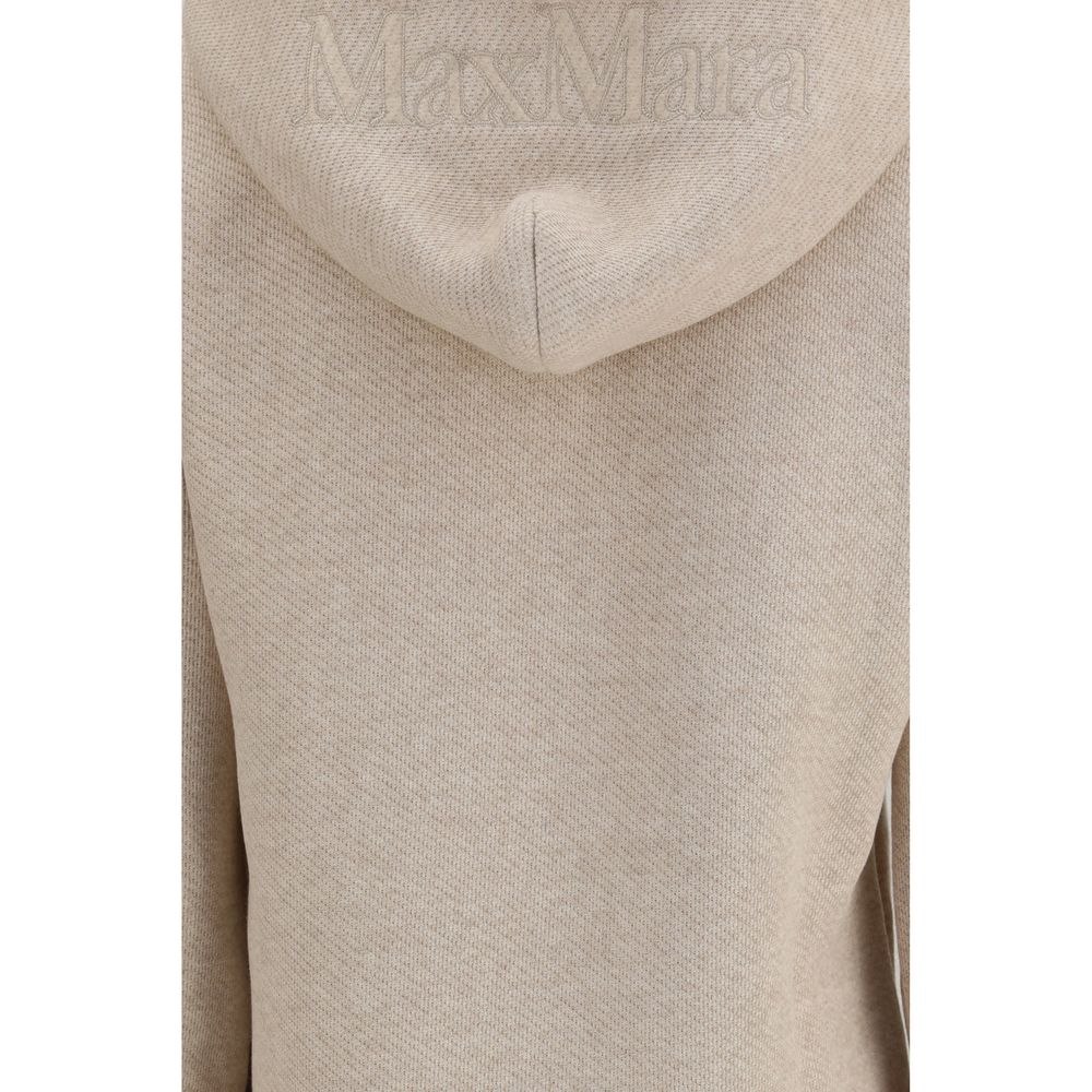 Max Mara Pure Beige Cotton Sweatshirt