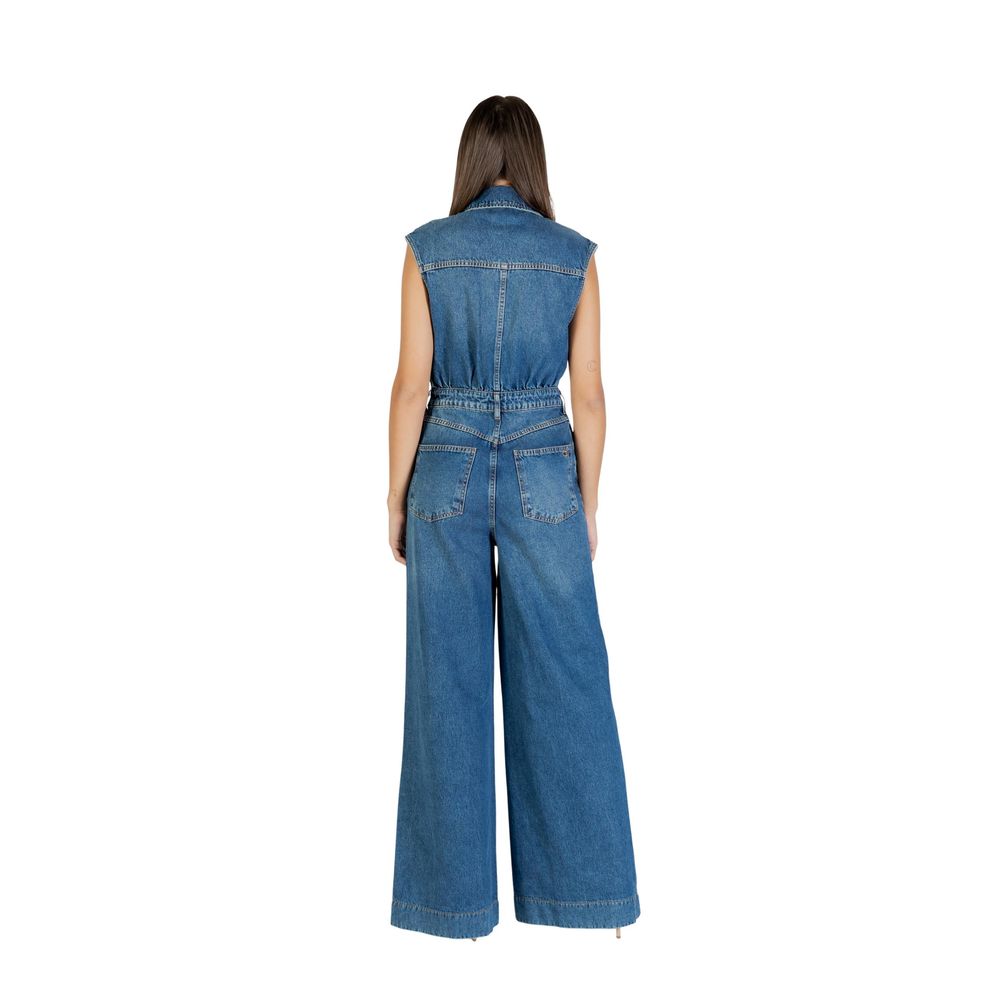 Colcci Blue Cotton Jumpsuit