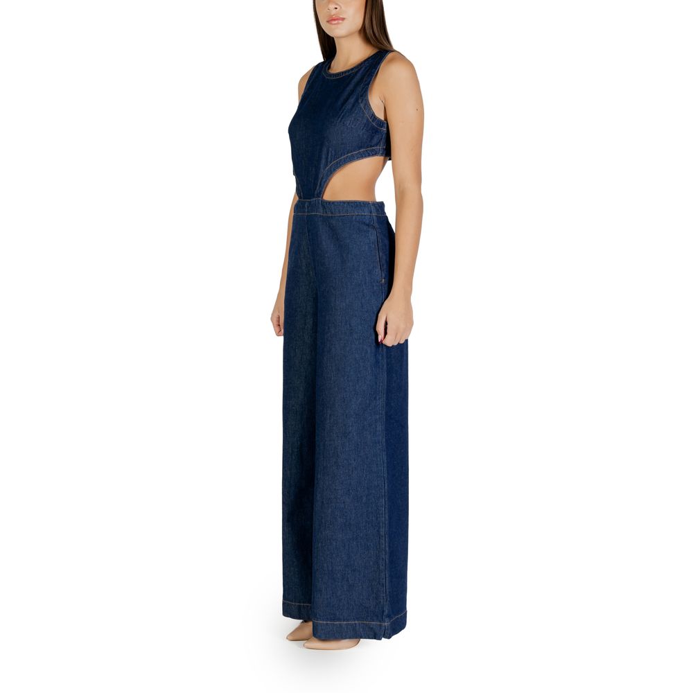 Colcci Blue Cotton Jumpsuit