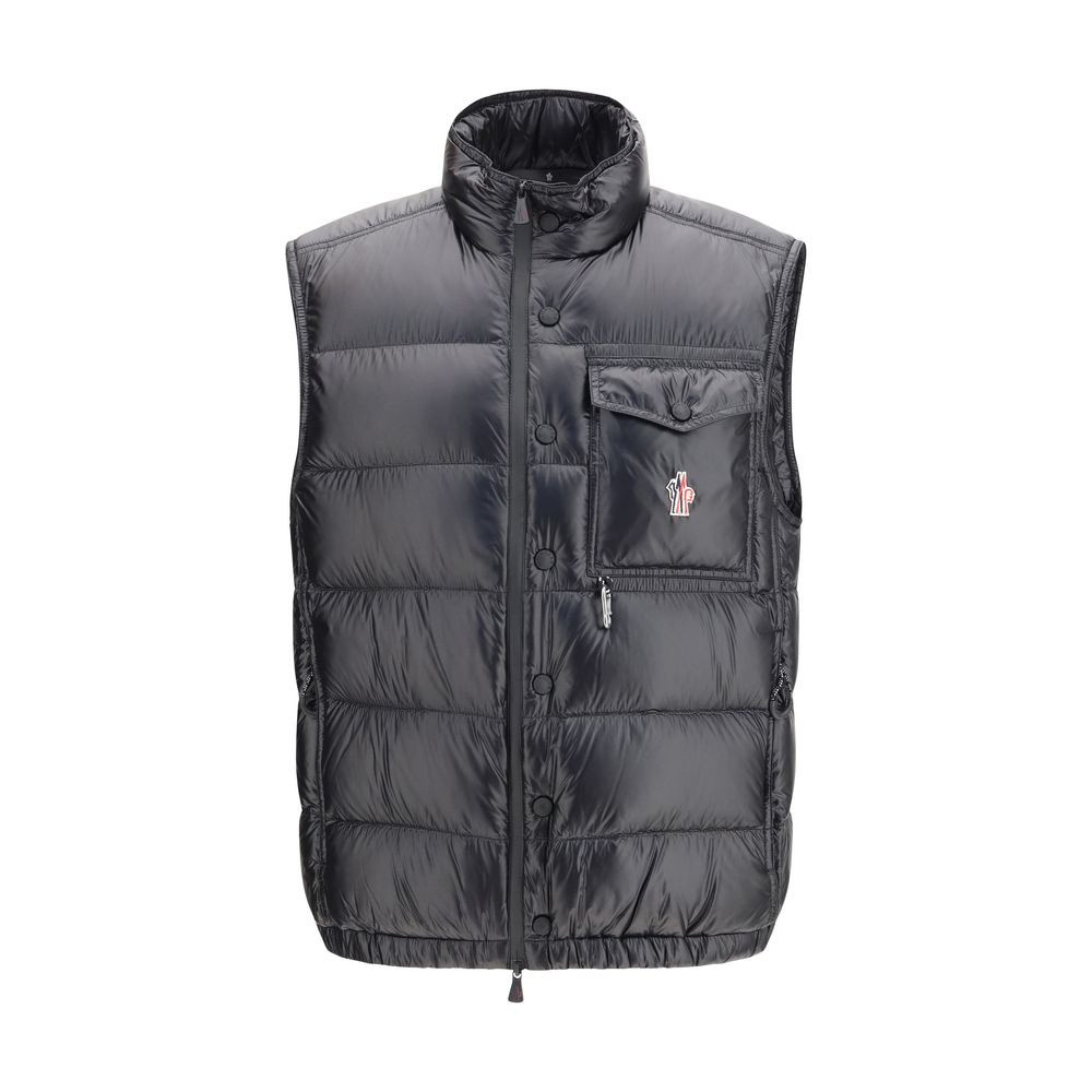 Moncler Grenoble Black Polyamide Sleveless Jacket LUNESCAPE