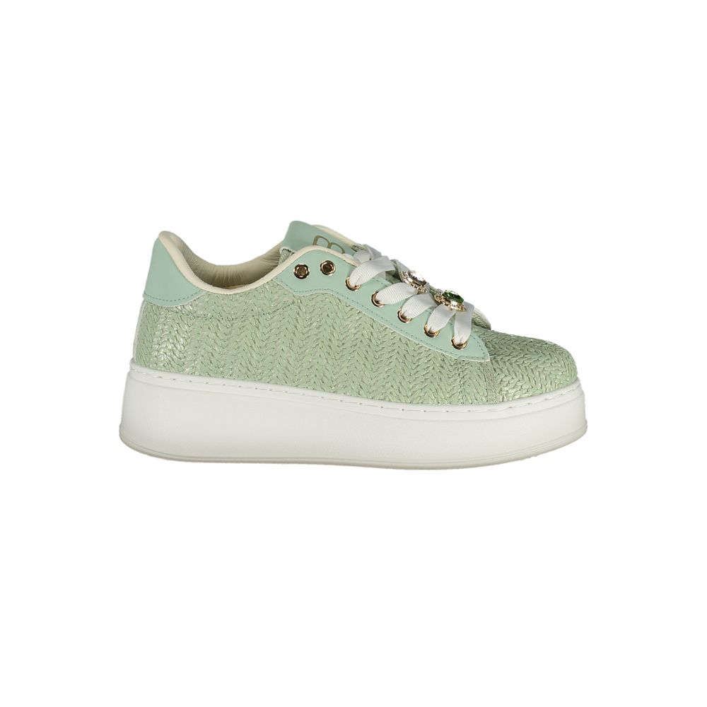 Laura Biagiotti Verde Poliuretano Women Sneaker LUNESCAPE