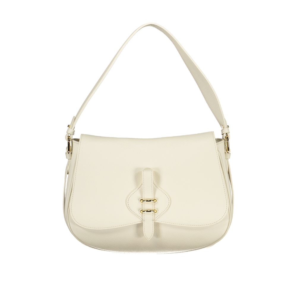 Coccinelle Bianco Leather Women Handbag LUNESCAPE