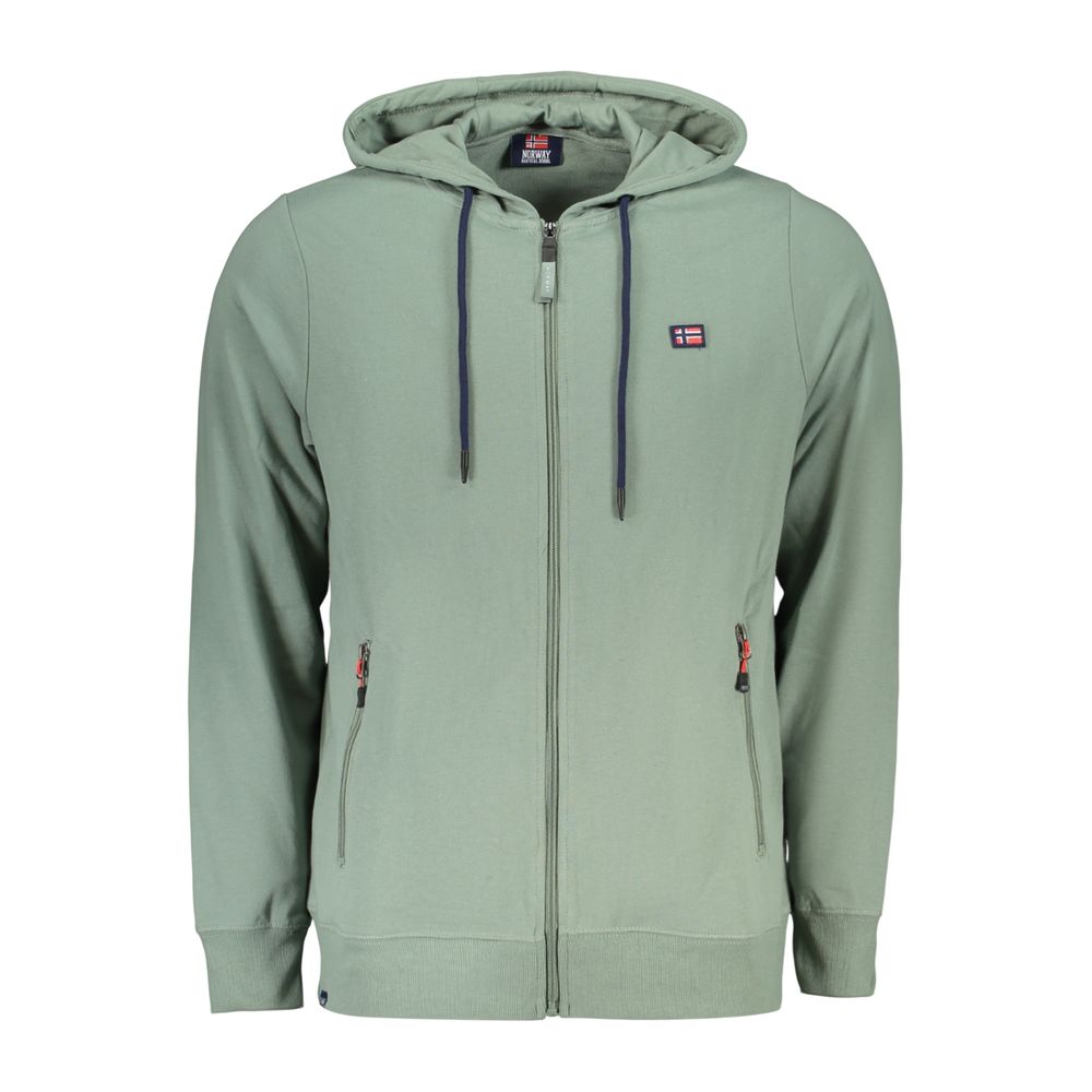 Norway 1963 Verde Cotton Men's Sweatshirt LUNESCAPE