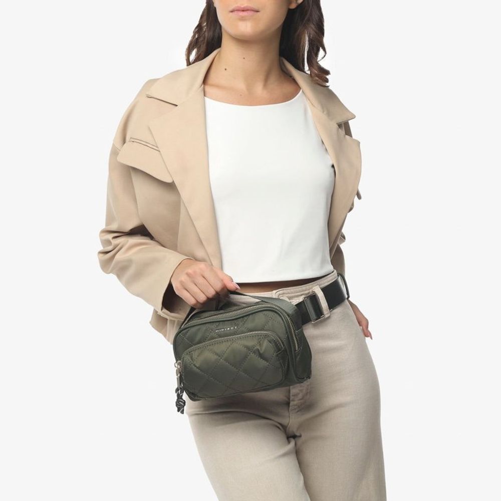 MIRIADE Army Nylon Crossbody Bag