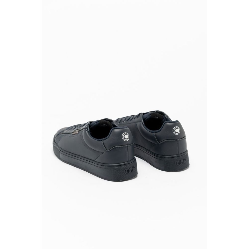 Colmar Blue Leather Low Top Sneakers
