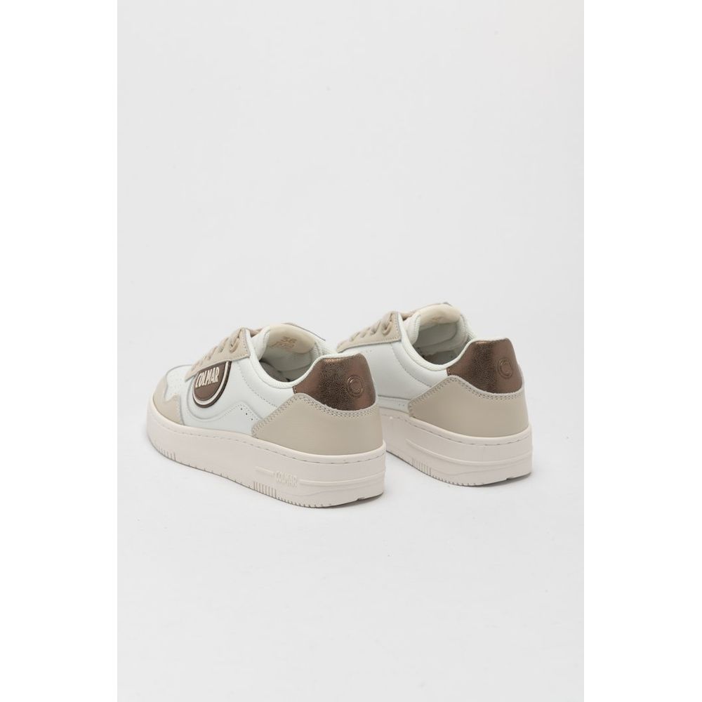 Colmar Bicolor Leather Low Top Sneakers