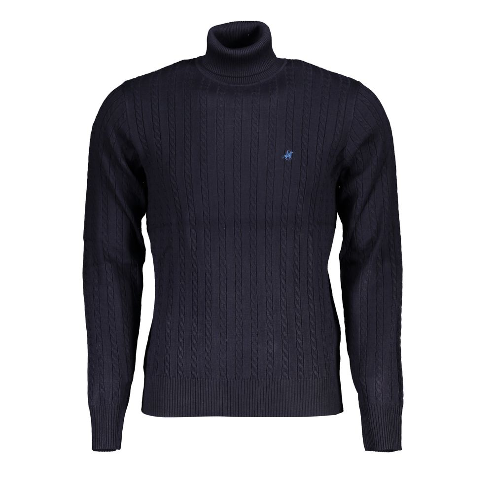 U.S. Grand Polo Blue Viscose Men's Sweater