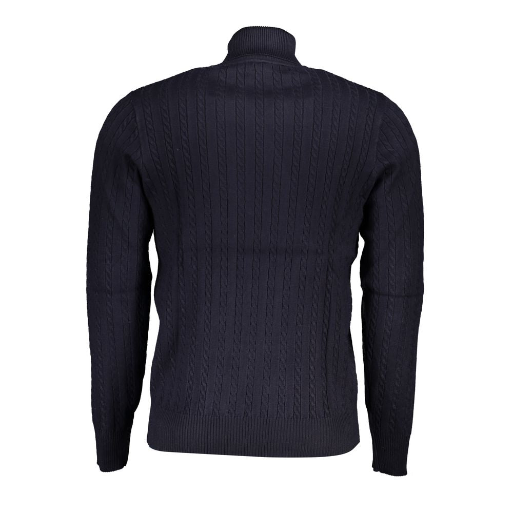 U.S. Grand Polo Blue Viscose Men's Sweater
